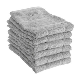 All-Clad 6-Piece Solid Dish Cloth Set (Titanium Grey color)