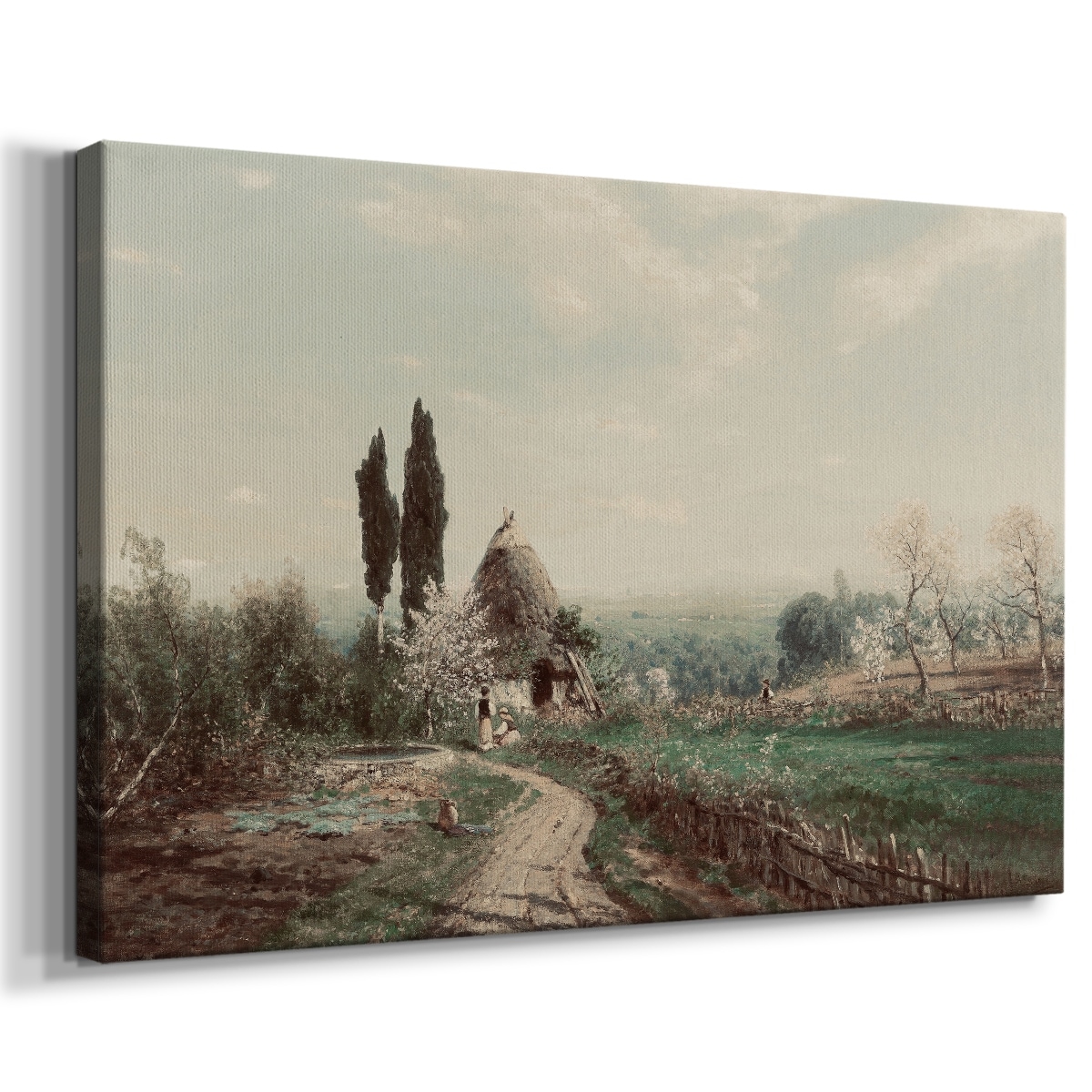 福袋 大丸 Canvas Wrapped -Gallery -CD Landscape Vintage - Bath Bed その他