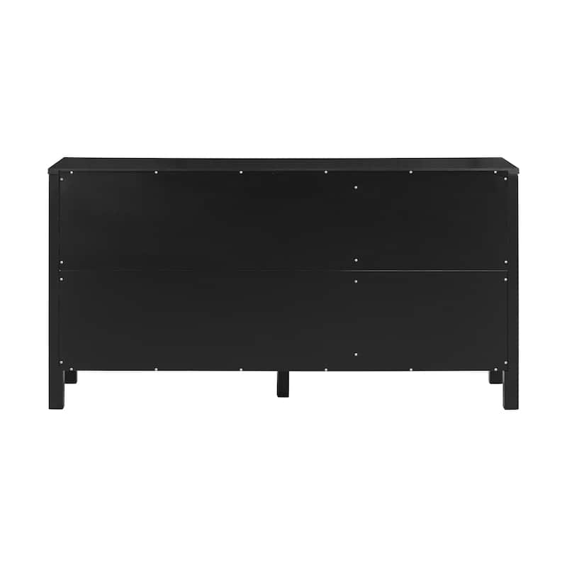 Modern American Design 3-Door Sideboard with Artistic Curved Swirl Doors, Adjustable Shelves, Perfect for Home Storage