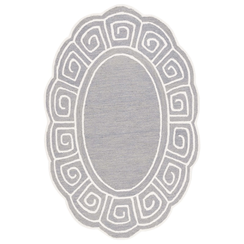 SAFAVIEH Handmade Novelty Liubomira Greek Key Wool Rug