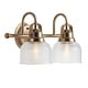 preview thumbnail 7 of 113, Shirley Metal/Glass LED Vanity Light, by JONATHAN Y