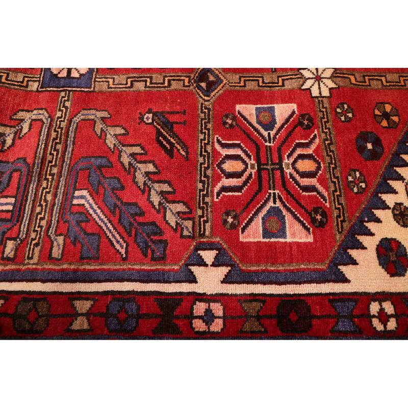 ECARPETGALLERY Hand-knotted Andelz Red Wool Rug - 5'3 x 6'10