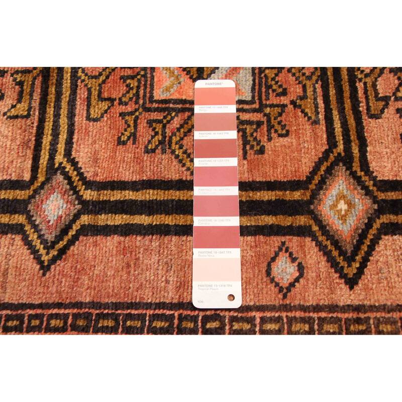 ECARPETGALLERY Hand-knotted Melis Vintage Copper Wool Rug - 4'9 x 7'11