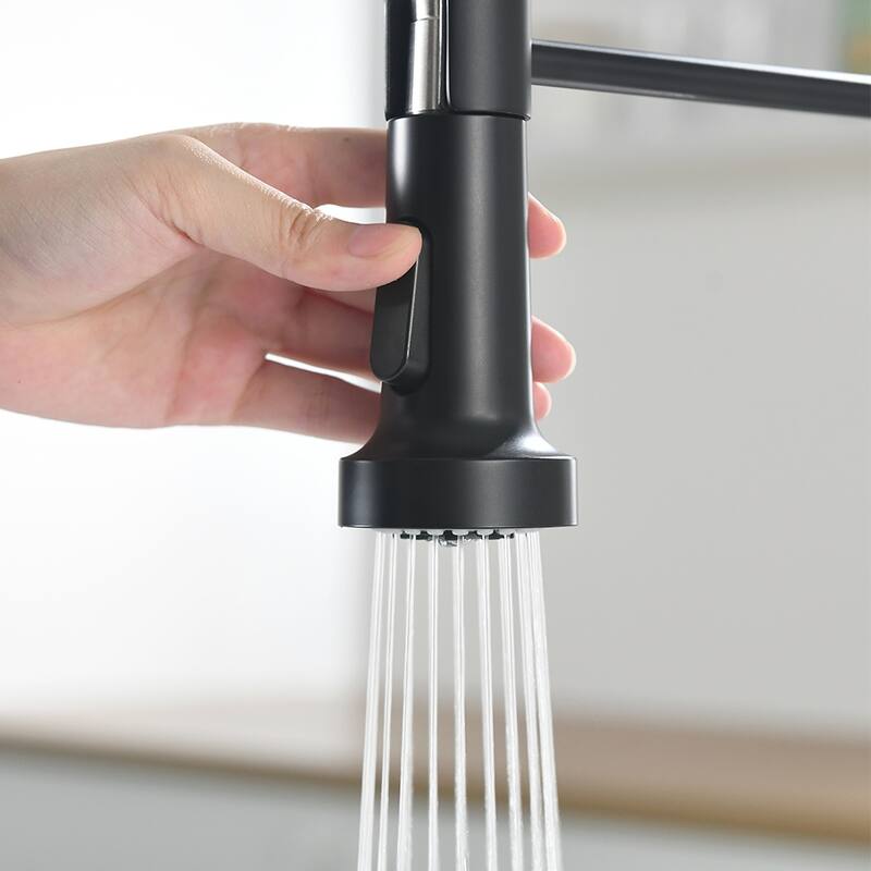 Kitchen Faucet with Battery Control Valve