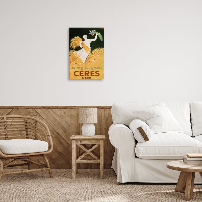 Stupell Antique Ceres Goddess Canvas Wall Art Design By Marcus Jules