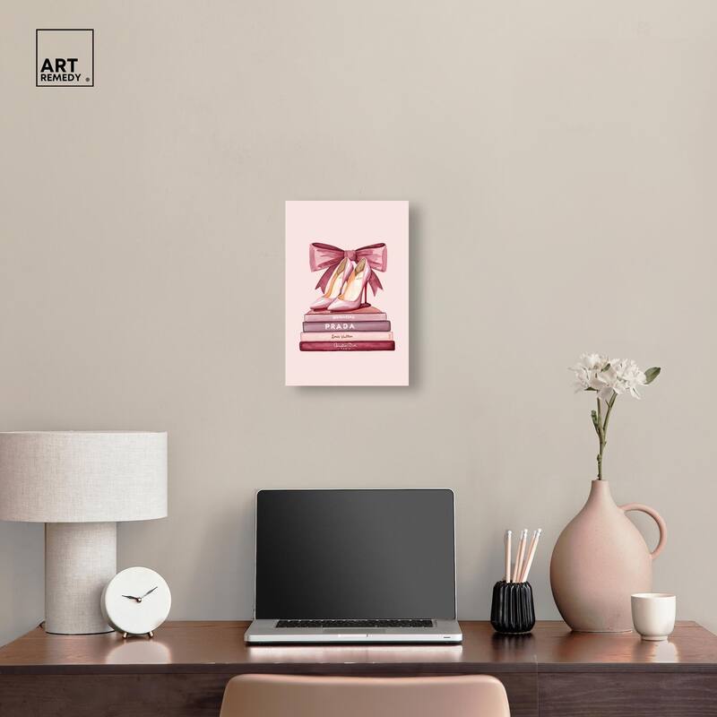 Stack of Fashion Canvas by Art Remedy, Gallery Wrapped
