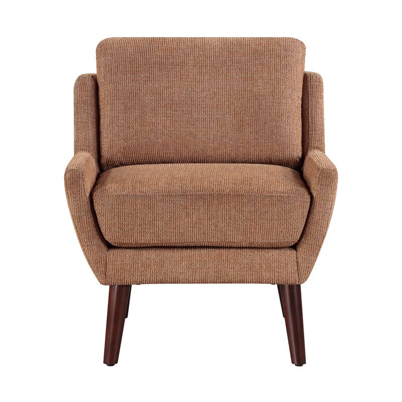 Canyon 26.5" Chenille Accent Chair - Espresso Finish Solid Wood Legs