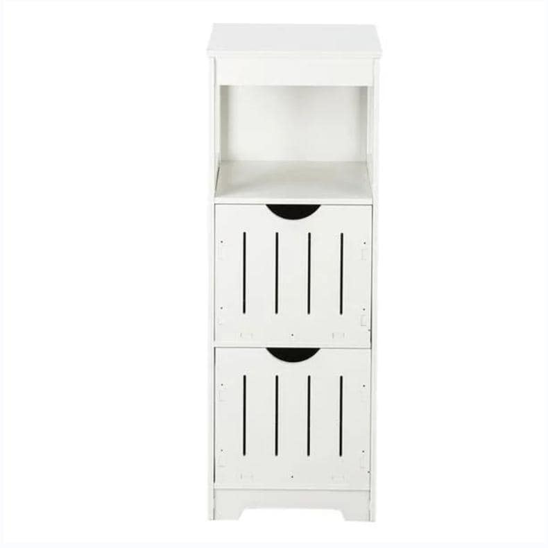 Three-layer two-drawer Bathroom Floor Cabinet - Bed Bath & Beyond - 35298121