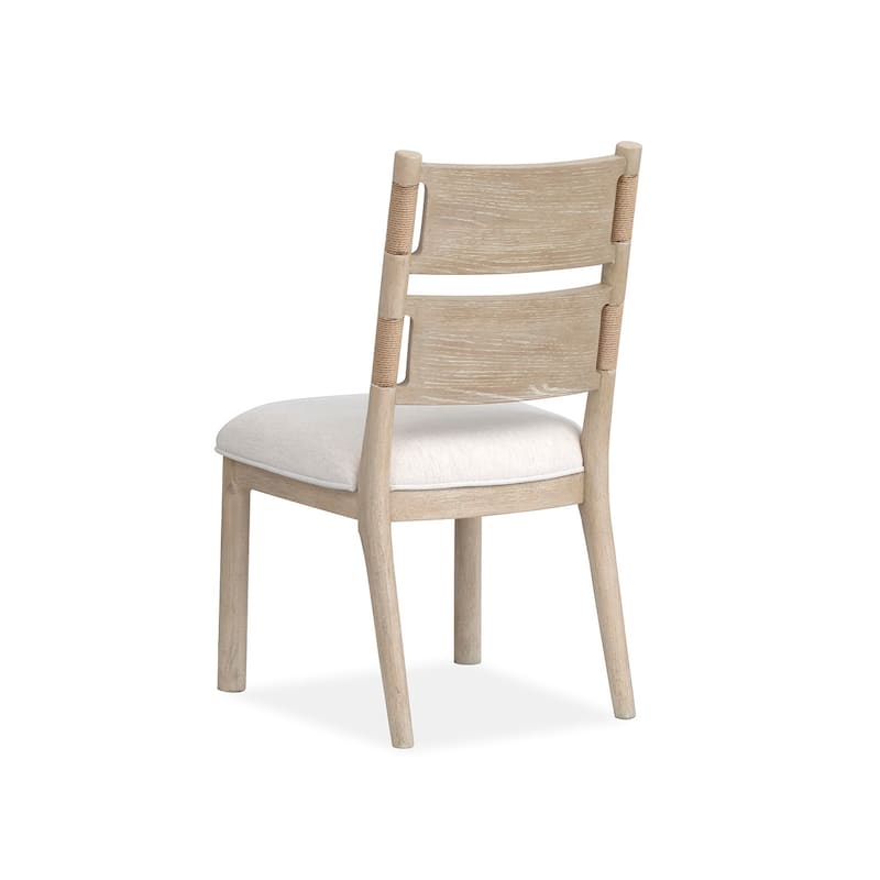 Salt Life Home Sunset Cove Sanibel Brown Upholstered Side Chair Two Pack - 20''W x 23.16''D x 36.5''H
