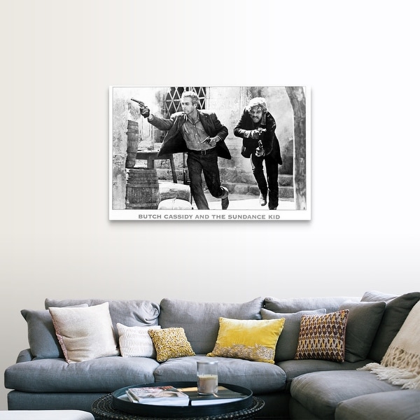 Butch Cassidy and the Sundance Kid Canvas Wall Art Framed Print Various Sizes 
