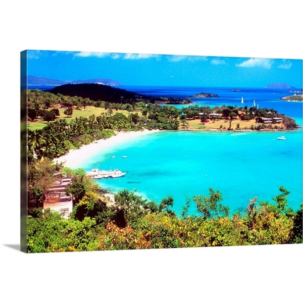 "Coastline of Saint John" Canvas Wall Art