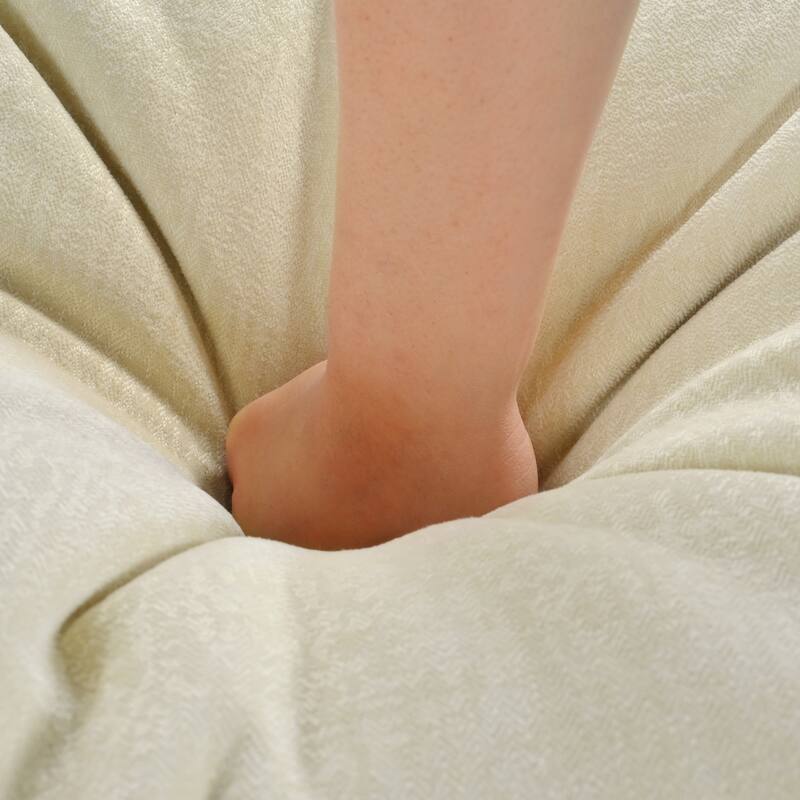 U-Shaped Sectional Sofa, Chenille Fabric Cloud Sofa, 6 Seater Sofa with Adjustable Armrest Pillow for Living Rooms, Office