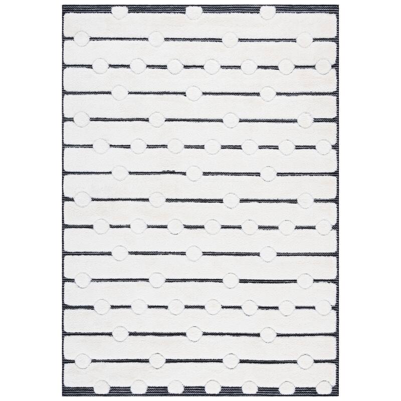 SAFAVIEH Celebrity Annetraud Modern Rug - 5'3" x 7'6" - Ivory/Black