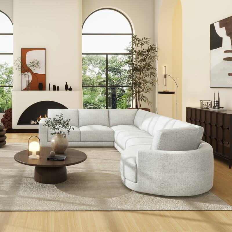 Laguna 165.5" 4-Piece Modular Sectional Sofa