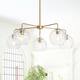 Option Brass & Hammered Glass