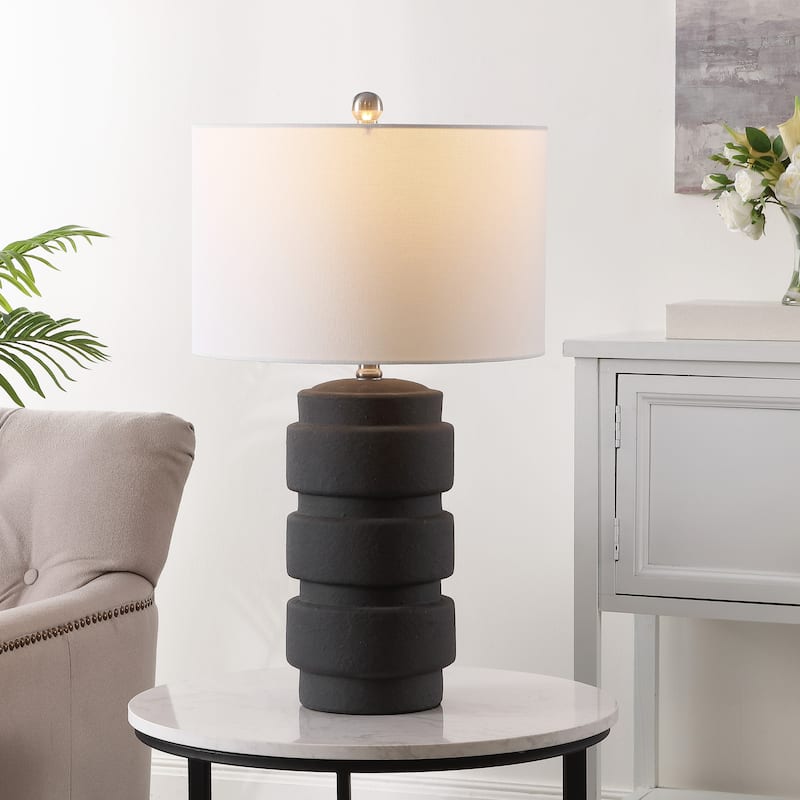 SAFAVIEH Lighting Cunegonda Modern 25-inch Table Lamp - 14 In. W x 14 In. D x 25 In. H - 14Wx14Dx25H