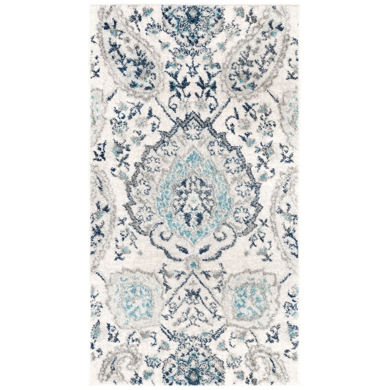 SAFAVIEH Madison Belle Boho Glam Paisley Pattern Area Rug