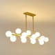 preview thumbnail 53 of 55, 16 Lights Dining Room Chandeliers Modern Sputnik Light Fixture - 55in