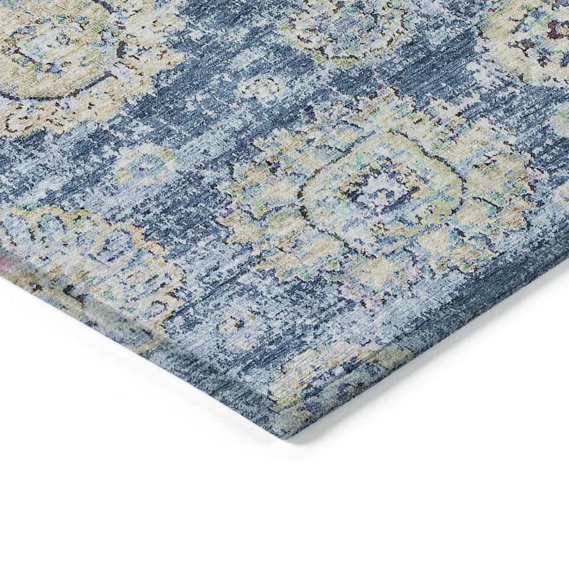 Machine Washable Indoor/ Outdoor Chantille Vintage Persian Rug