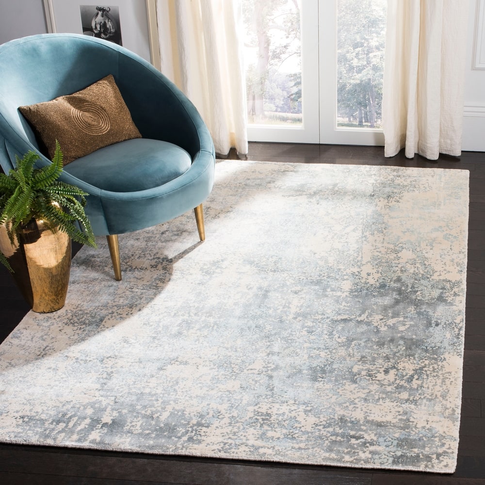 SAFAVIEH Handmade Mirage Gergina Modern Abstract Viscose Rug