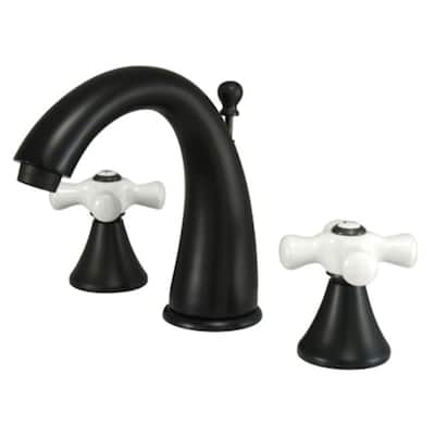 Elements Of Design Double Handle 8" to 16" Widespread Bathroom Faucet