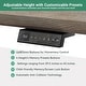 preview thumbnail 3 of 34, L-Shaped Executive Desk Adjustable Height with Universal Charging Ports Drawers and Cable Management