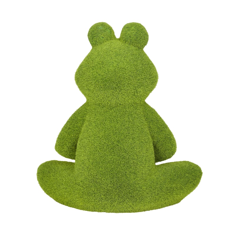 Magnesium Oxide Frog Garden Sculpture - Green - Roche River Decor