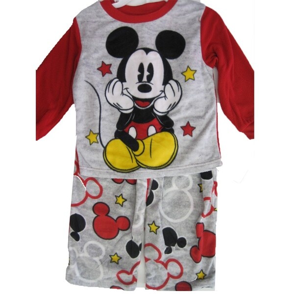 Mickey Mouse Baby Boys 2pc NEW Cartoon Shirt Pants Disney Summer Clothes Set 3T