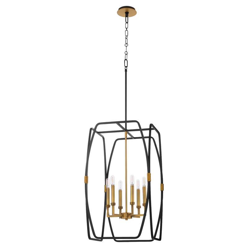 Quorum International 880-6 Bishop 6 Light 17" Wide Taper Candle