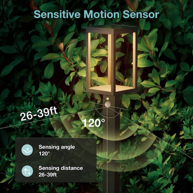 Inowel Solar Outdoor Light Pathway Dusk to Dawn Garden Lighting