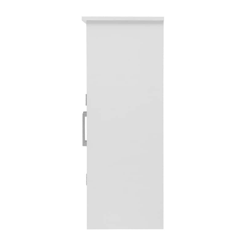 Modern Bathroom Storage Cabinet with Magnetic Close Doors and Shelves