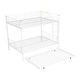 preview thumbnail 4 of 7, 2 In 1 Full over Full Metal Bunk Bed With Trundle,Save Space