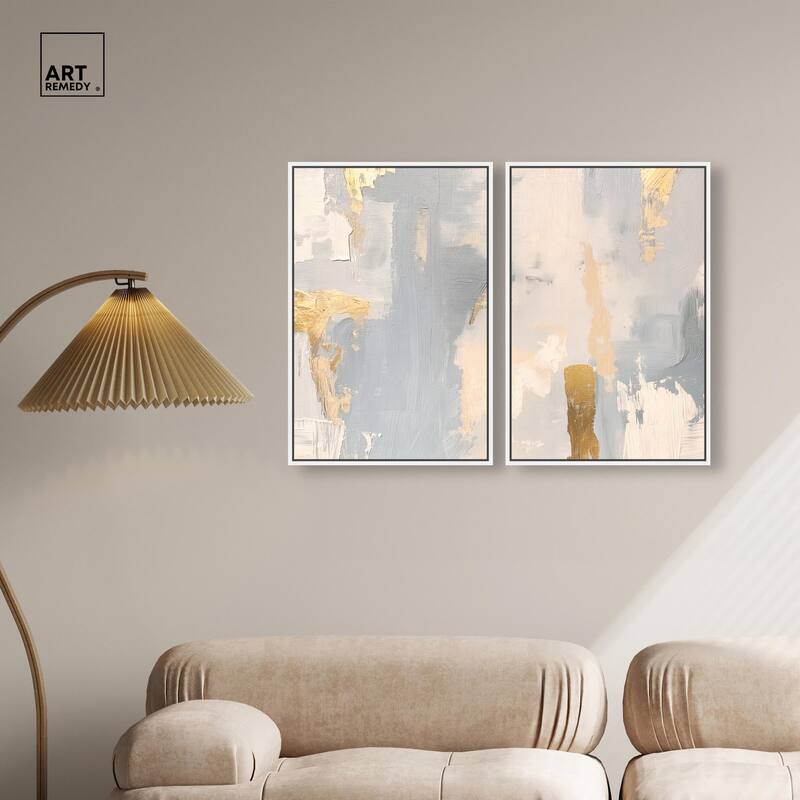 Gilded Driftwood II Canvas Set of 2 by Art Remedy