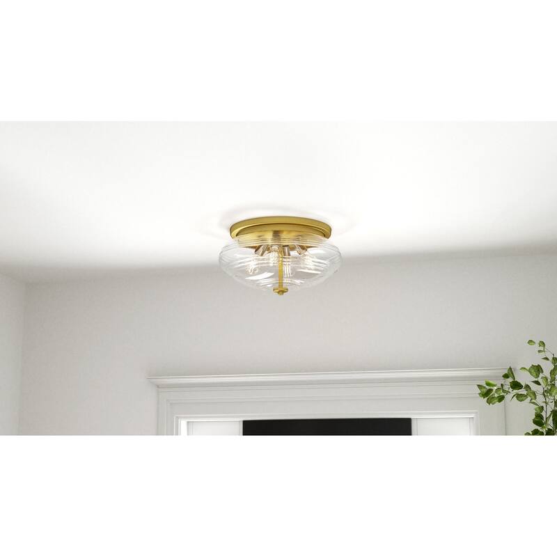 Gatonby 4-Light Brushed Gold Flush Mount