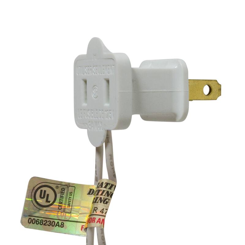 4' Pre-Lit White Pine Slim Artificial Christmas Tree - Multi Lights - 4 Foot