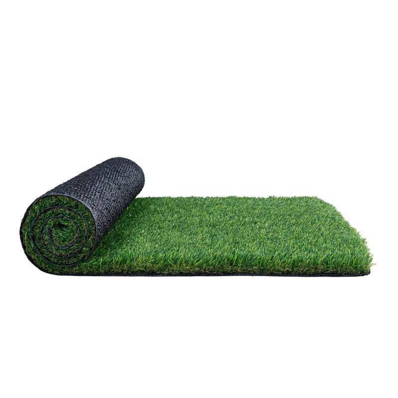 Green Artificial Turf with UV Resistant and Grass Mat for Outdoors - 4 x 6 ft