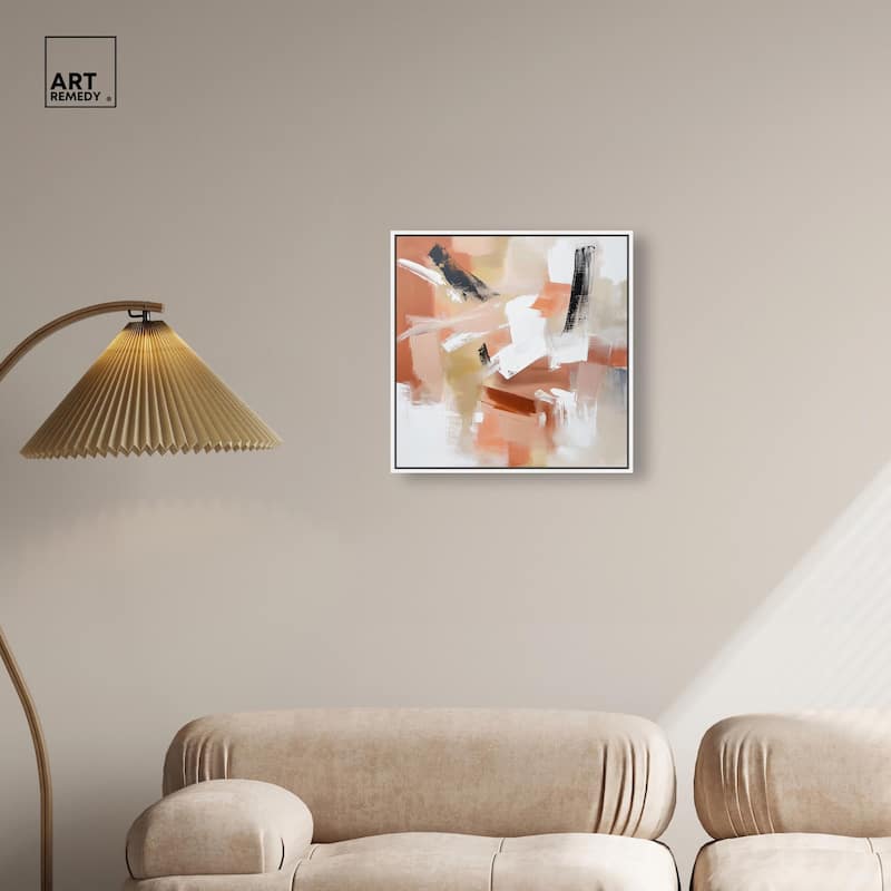 Rose and Rust III Canvas by Art Remedy