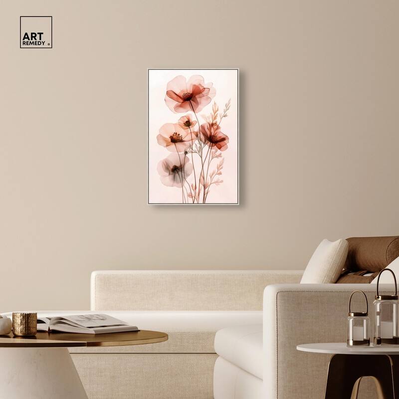 Petal Dye I Canvas by Art Remedy