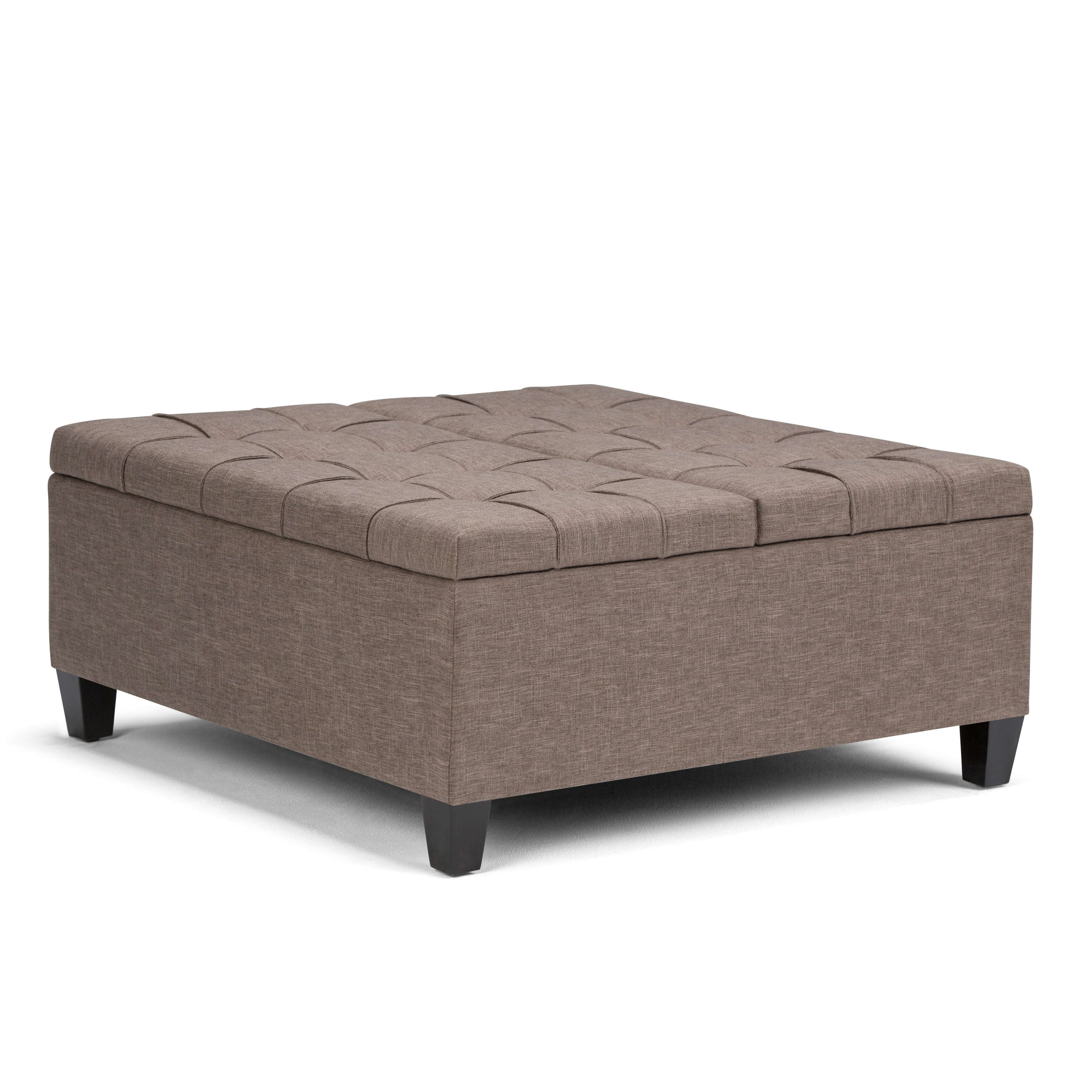 Wyndenhall Elliot Large Transitional Table Ottoman with Storage-image