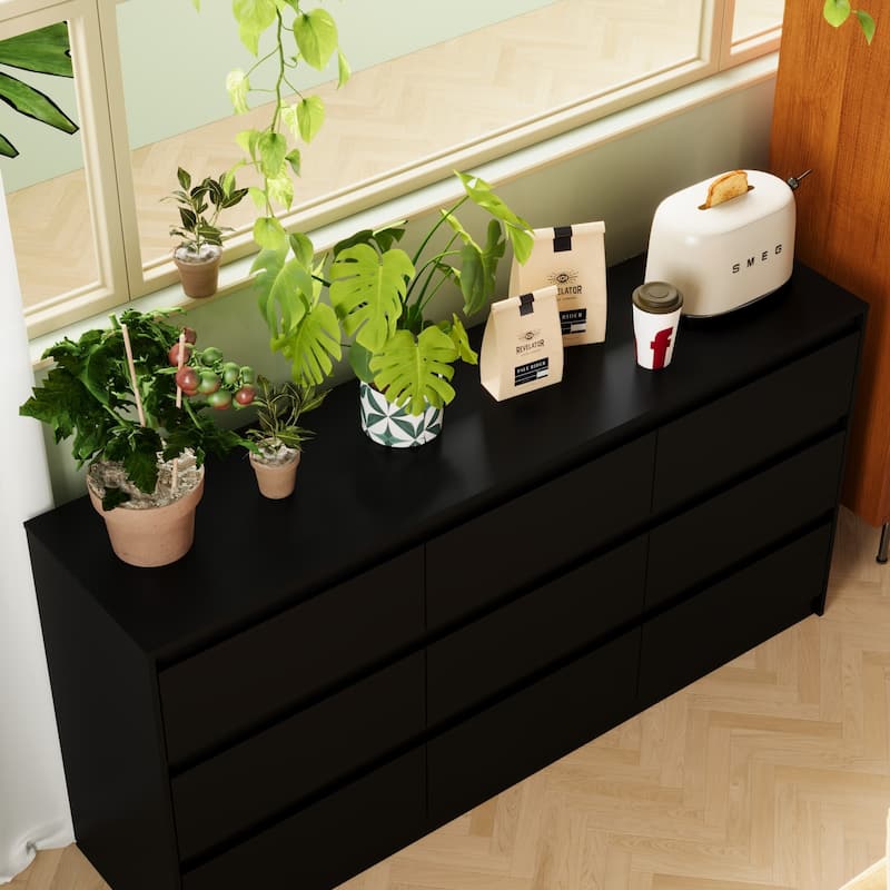 9-Drawer Storage Dresser for Bedroom and Living Room - Two Color Options