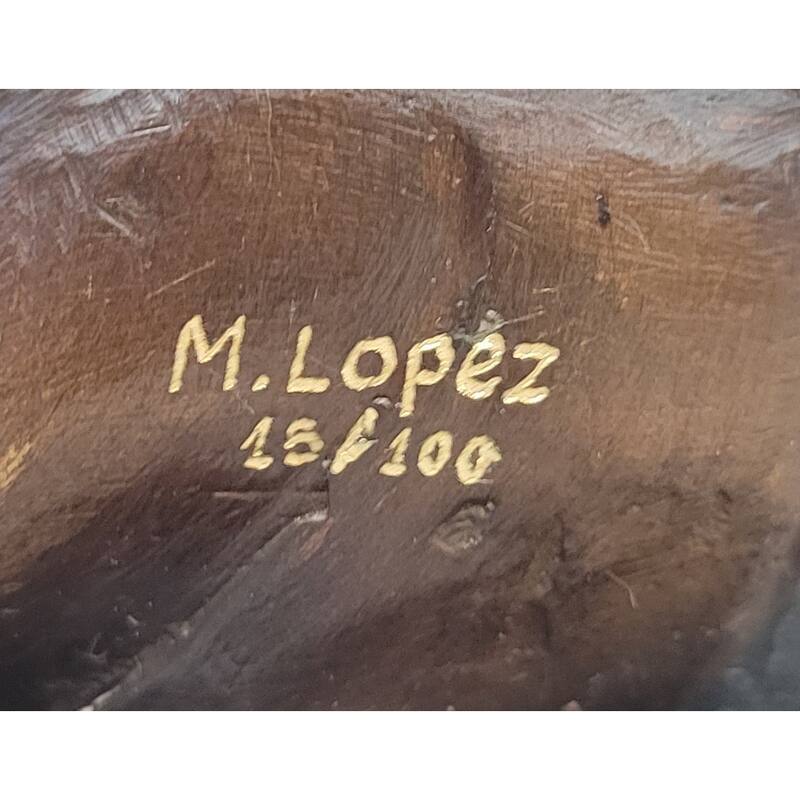 Signed Numbered Bronze Dolphin Sculpture – Dolphins Jumping Over Waves