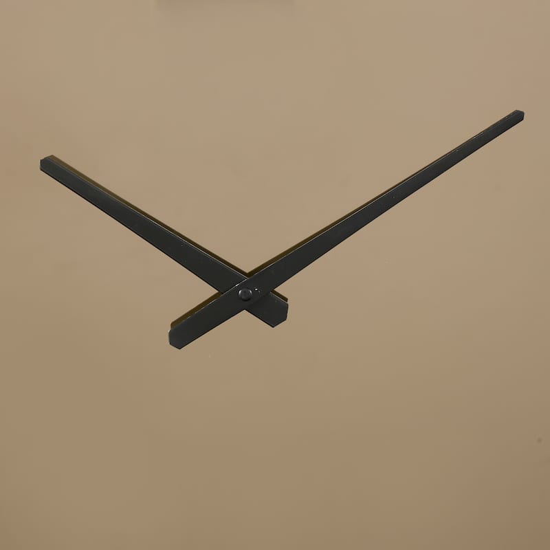 Silver or Gold Glass Mirrored Wall Clock