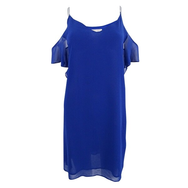 michael kors royal blue dress