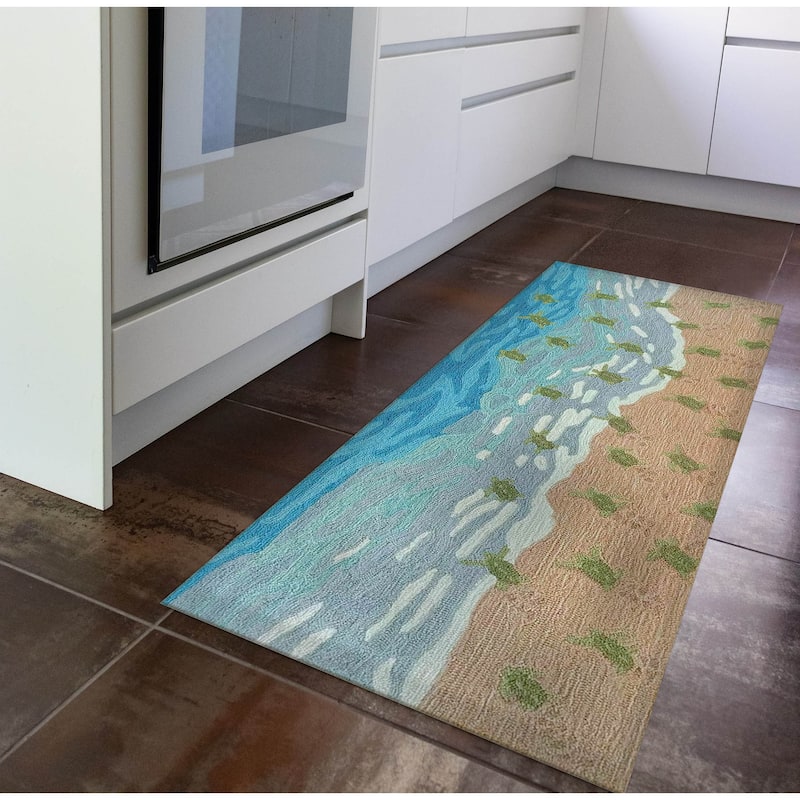 Liora Manne Frontporch Turtle Beach Indoor/Outdoor Area Rug