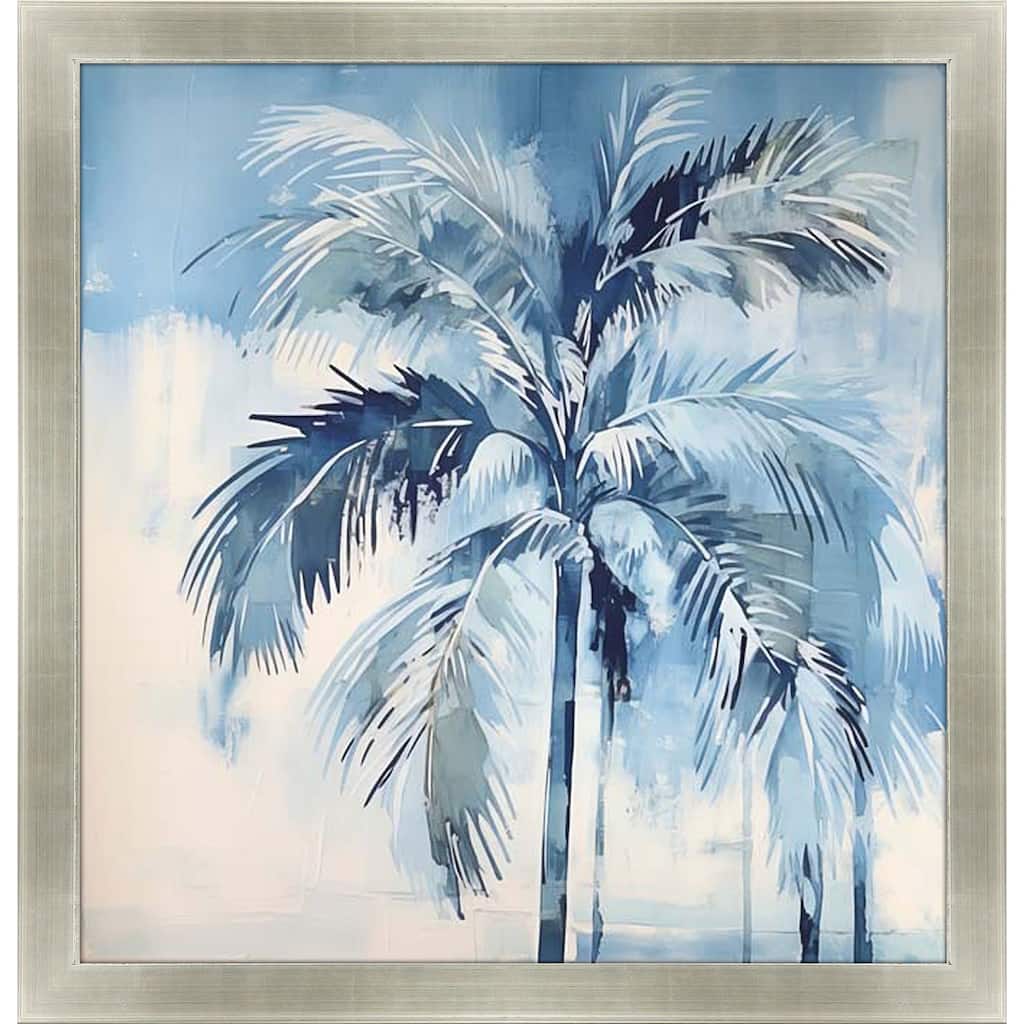 Indigo Paradise III Framed Art Giclee Under Glass