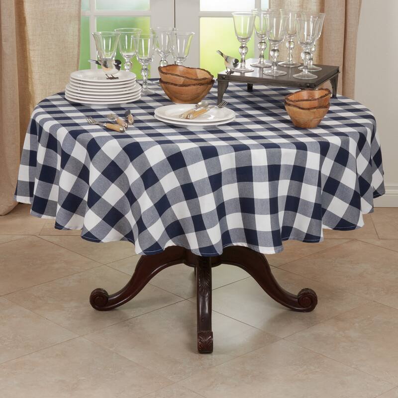 Casual Buffalo Plaid Tablecloth