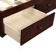 preview thumbnail 8 of 23, Space-Saving Twin Size Platform Storage Bed with 3 Drawers - Pine Wood Frame, Available in 3 Colors