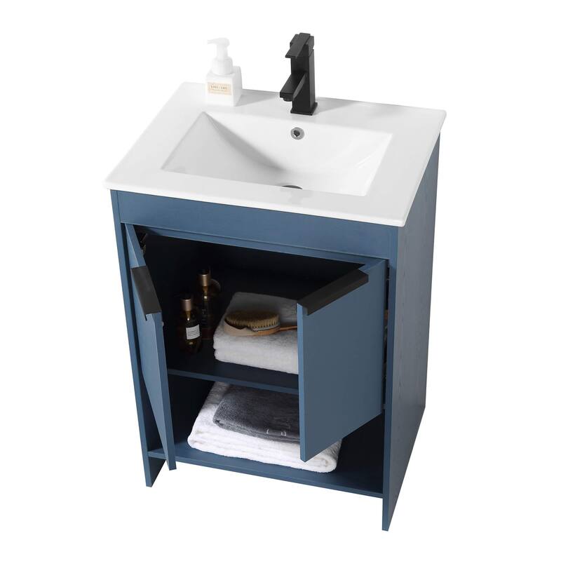 Fine Fixtures Phoenix Bathroom Vanity with Sink - Full Assembly Required