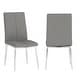 preview thumbnail 21 of 20, Somette Alyssa Side Chair with Chrome Legs (Set of 4)