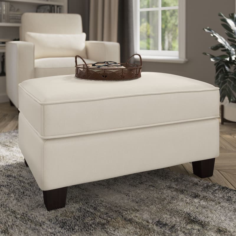 Bush Furniture Stockton Large Upholstered Storage Ottoman
